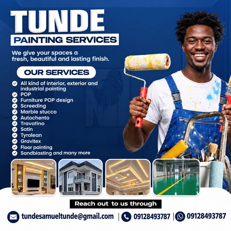 Tunde Painting Services — flyer v2